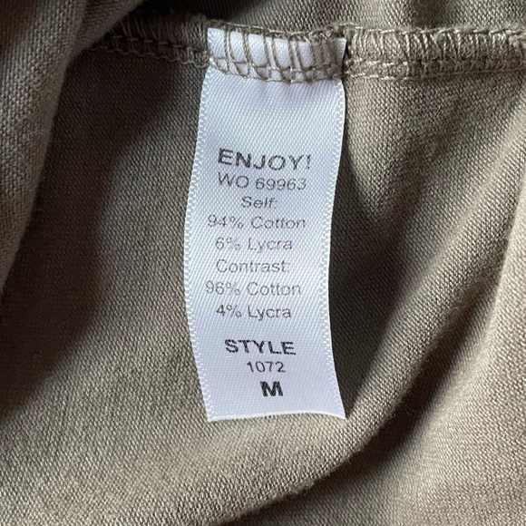 Michael Stars Racerback Sleeveless Ribbed Midi Dress Khaki Green Tan Neutral - Picture 8 of 10